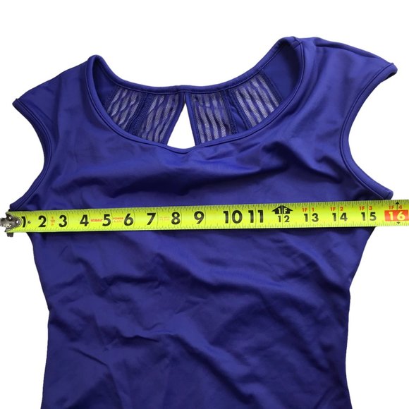 New NWT Mirella Leotard Dance / Gymnastics Purple.  Size Women's M.  90% Nylon / - Picture 9 of 11